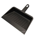 12", Black, Heavy Duty Plastic Dust Pan